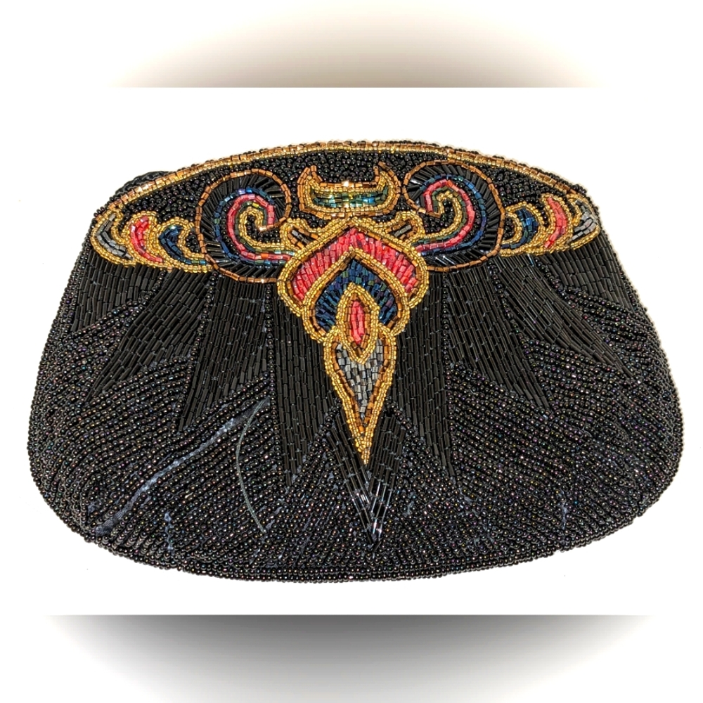Vintage Fully Beaded Sparkling Purse Clutch or Shoulder Bag